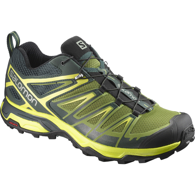 Salomon Israel X ULTRA 3 - Mens Hiking Shoes - Yellow/Black (UJCD-37064)